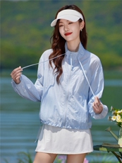 现货2026春夏秋新款宽松型休闲时尚透气夏季女士薄外套短外套，女装防晒衣，靓衣阁