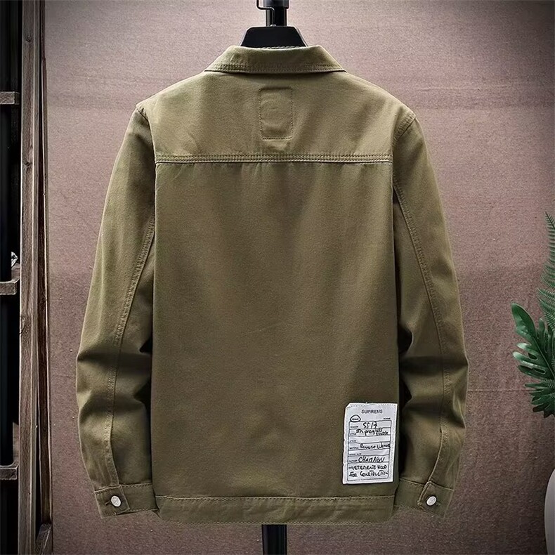 1506/QY80640/P45欧货印花翻领春秋新款韩版百搭休闲夹克上衣服潮,男装夹克,星座1506