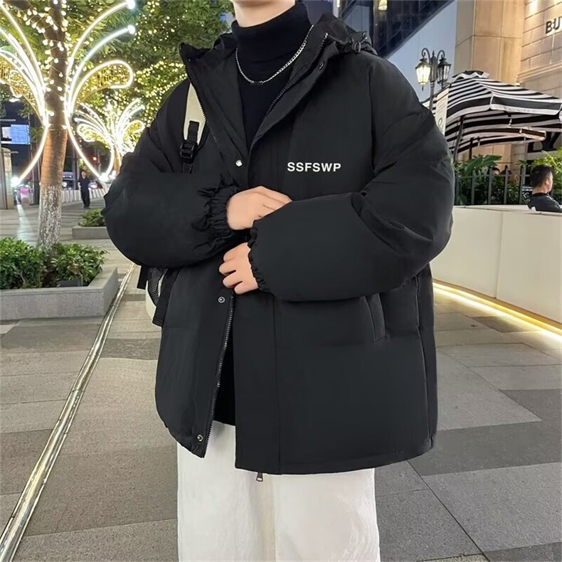 新款棉衣男冬季加厚棉袄外套韩版潮流宽松ins潮牌面包棉服MY902,男装棉衣,星座1116A-1（原606A）