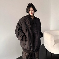 春秋新款美式潮牌飞行夹克高街设计感小众男女ins潮流外套潮，男装夹克，星座506A