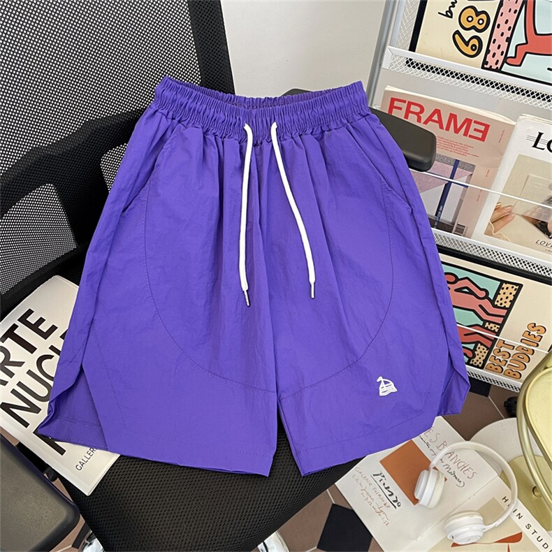 夏季新款美式短裤男潮牌薄款设计感小众运动休闲五分裤子D05-P33，男装牛仔裤，星座308B-2