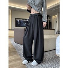 2026春夏新款老钱风高级感新面料垂感宽松微弯刀休闲裤6611-特P35,男装休闲裤,电商C305A, 2026春夏新款老钱风高级感新面料垂感宽松微弯刀休闲裤6611-特P35,男装休闲裤,电商C305A,