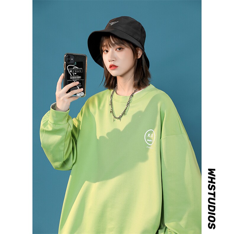 现货中性男女情侣休闲宽松卫衣上衣2025新款秋衣D201-DM117-P45图片