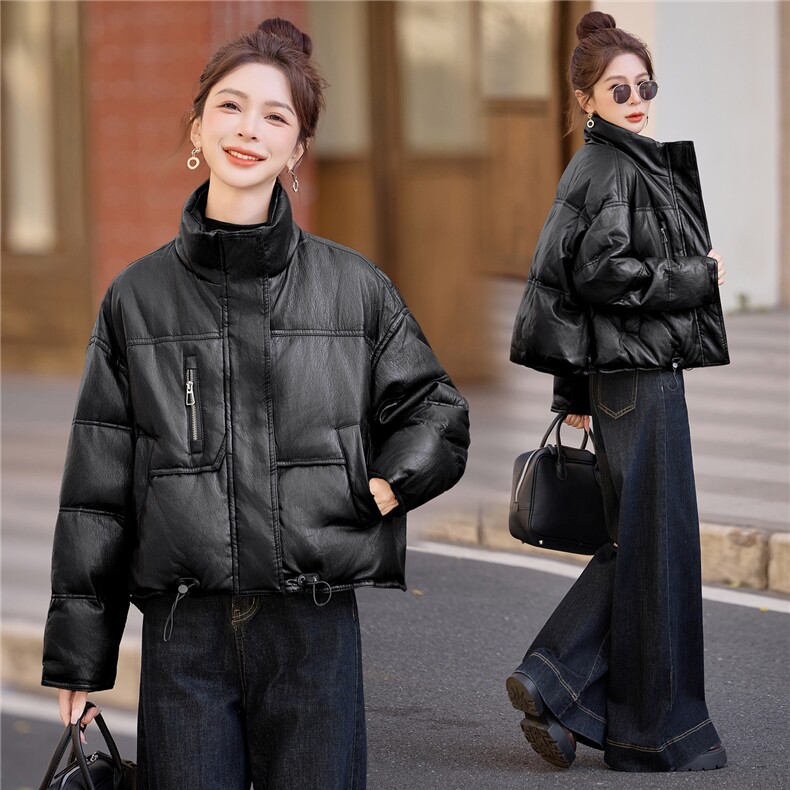 2025年冬季短款,女装羽绒服,浪花E族（衣布洛）