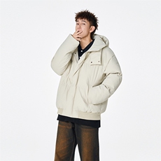 25冬季款连帽棉衣潮流百搭设计感情侣款保暖时尚外套5533-TP80，男装棉衣，电商B306