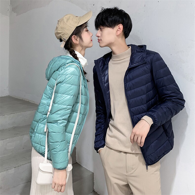 秋冬轻薄羽绒服达标50绒防水不跑绒情侣款青少年5063-7003,男装羽绒服,星座304A-1