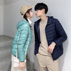 秋冬轻薄羽绒服达标50绒防水不跑绒情侣款青少年5063-7003图片