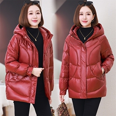 2024新款纯色连帽时尚休闲棉衣棉服【现货】，女装棉衣/棉服，婷思杰（原婷想服饰）