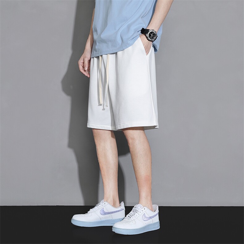 HX1025-TP30控价48纯色夏季短卫裤男士直筒宽松百搭短裤休闲裤,男装休闲裤,电商A102