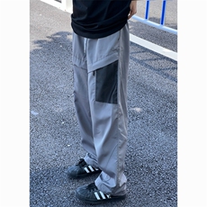 薄款户外机能冲锋裤男款夏季宽松直筒速干休闲裤，男装休闲裤，星座410-7