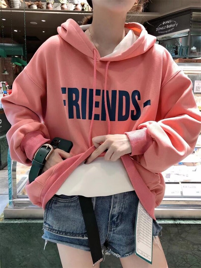 百搭款婴儿绒卫衣，女装卫衣/绒衫，一杭