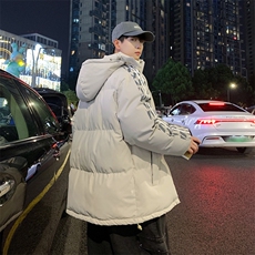 港风2026新品冬季宽松情侣装男装棉衣棉服冬装加厚外套D001-P105，男装棉衣，星座717