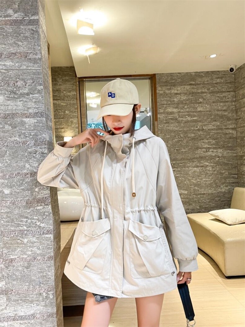 长款派克风衣，女装风衣，百变诱惑