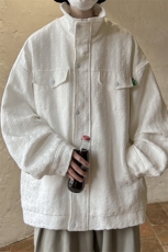 INCLEA美式复古工装外套男春秋新款潮牌压花设计宽松大码夹克，男装夹克，星座226-2