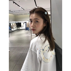 万针全刺绣工艺抖音得物高品质260克重磅纯棉双纱美式高街短袖T恤，男装T恤，电商A486