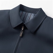 男装夹克男2023秋季新款中年翻领爸爸装外套男士商务休闲茄克，男装夹克，电商B212（原钱塘6029）