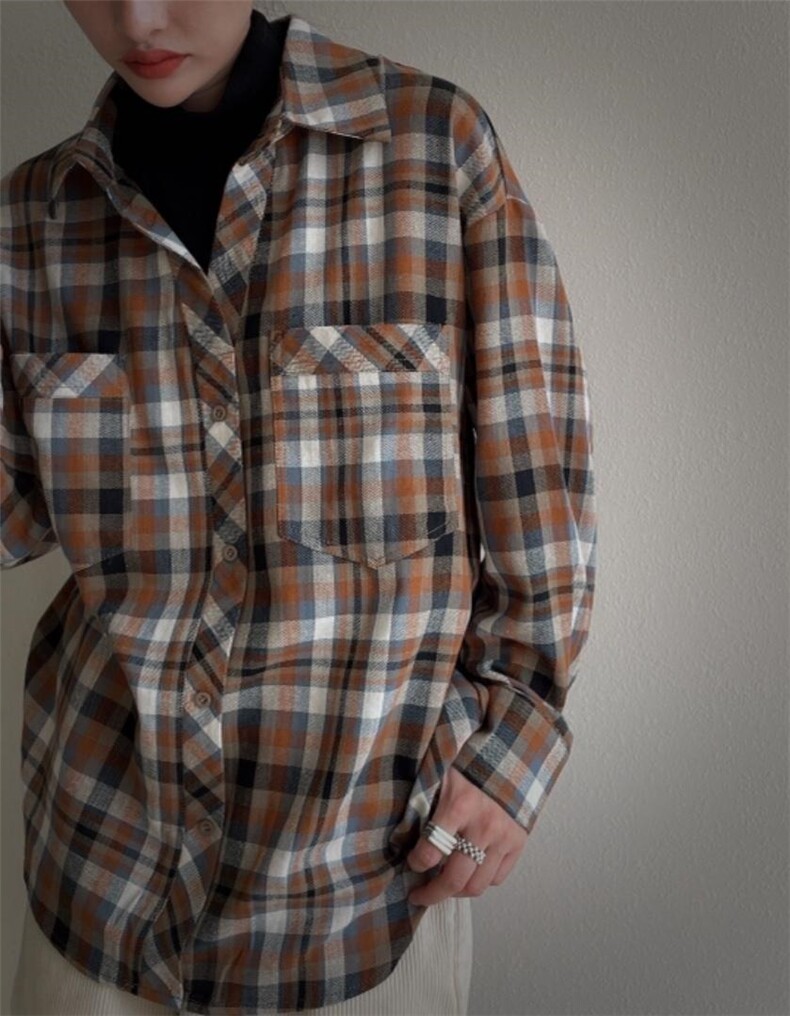 假两件格子衬衣，其它，麦缇诺