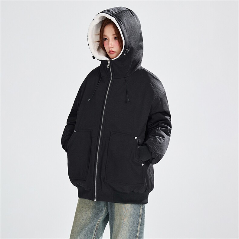 现货冬季连帽棉服得物二开跑量款棉衣男女同款C323-1-MY8854-P85,男装棉衣,电商C323-1