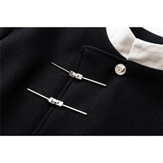 1新中式拼色毛呢西装大码M-5XL加棉大衣涤纶XF78161P118控188，男装西服套装，星座226-2