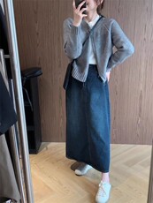 时尚百搭羊毛短款拉链开衫显瘦修身针织衫外套，女装针织衫/毛衣，鑫之绒