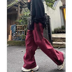 美式户外机能冲锋裤男新款条纹工装裤宽松直筒休闲长裤X63-P47，男装工装外套，星座208-5