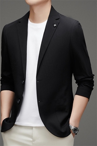 MJ2675男式秋季新款长袖简约高品西服休闲商务便服西装图片