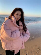 韩版面包羽绒服，女装羽绒服，玩美