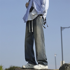 牛仔裤男宽松直筒裤K2362P50，男装牛仔裤，电商D325