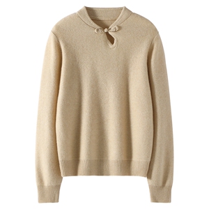 2025秋冬百搭舒适简约v领套头衫，女装羊绒衫，美够羊绒