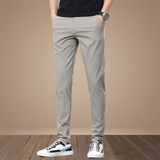 5063-1959P492020夏季主推冰丝小西裤男士薄款休闲裤高弹力，男装休闲裤，星座304A-1