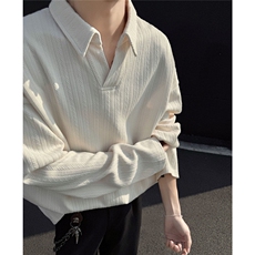 美式老钱风麦穗条打底衫2025春季新品高街情侣小众卫衣男103-P38，男装T恤，电商C213(原B265)