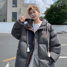 冬季新款美式宽松大码加厚棉衣外套XZ102B-1-M2612P125，男装棉衣，星座102B-1