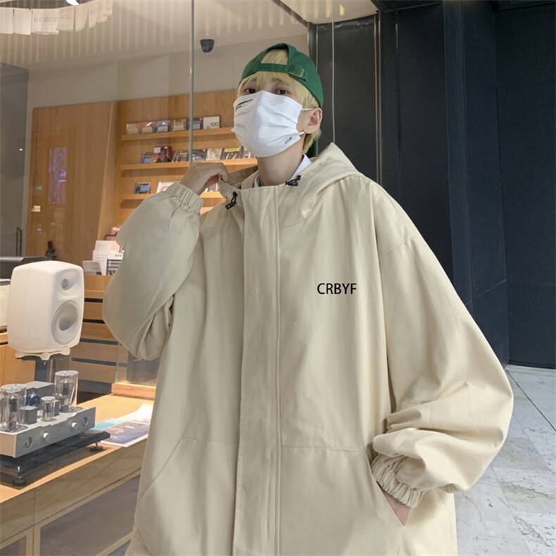 美式oversize外套男春秋季ins潮牌连帽冲锋衣夹克JK058-P60,男装夹克,星座308B-1