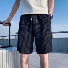白色2023夏装精神小伙五分裤男青年运动短裤沙滩裤DK28-P35,控58，男装休闲裤，电商A108
