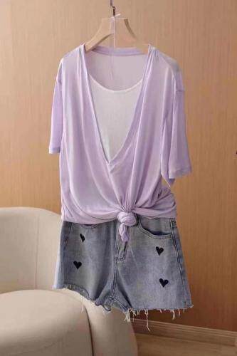 夏季新款，100%天丝上衣，女装，素墨