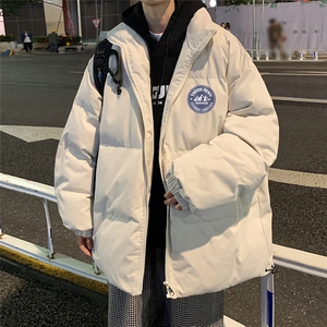 港风  秋冬新款保暖立领宽松棉服外套男 MY2050 P95控118图片