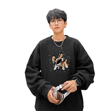 华夫格！华夫格上衣男圆领华夫格卫衣男大码长袖t恤男HY229-特P23，男装T恤，电商B367