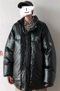 【】A003-HY8001-P130 秋冬新款时尚亮皮男士棉衣 几物1图片