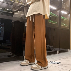 XZ616秋季新款卫裤折皱设计感休闲裤TY953M-5XLP45控58，男装休闲裤，星座512A（原616）