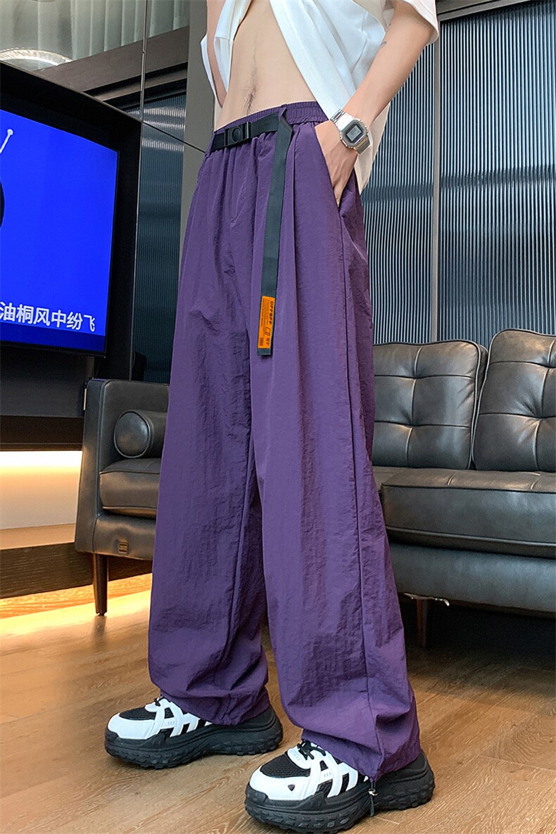 量大优供视频速干冰丝长裤腰带款CP31-P33,男装休闲裤,电商B371