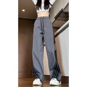 2025 春季新款 女模大码美式织带冲锋裤M-5X HK24681-特P35图片