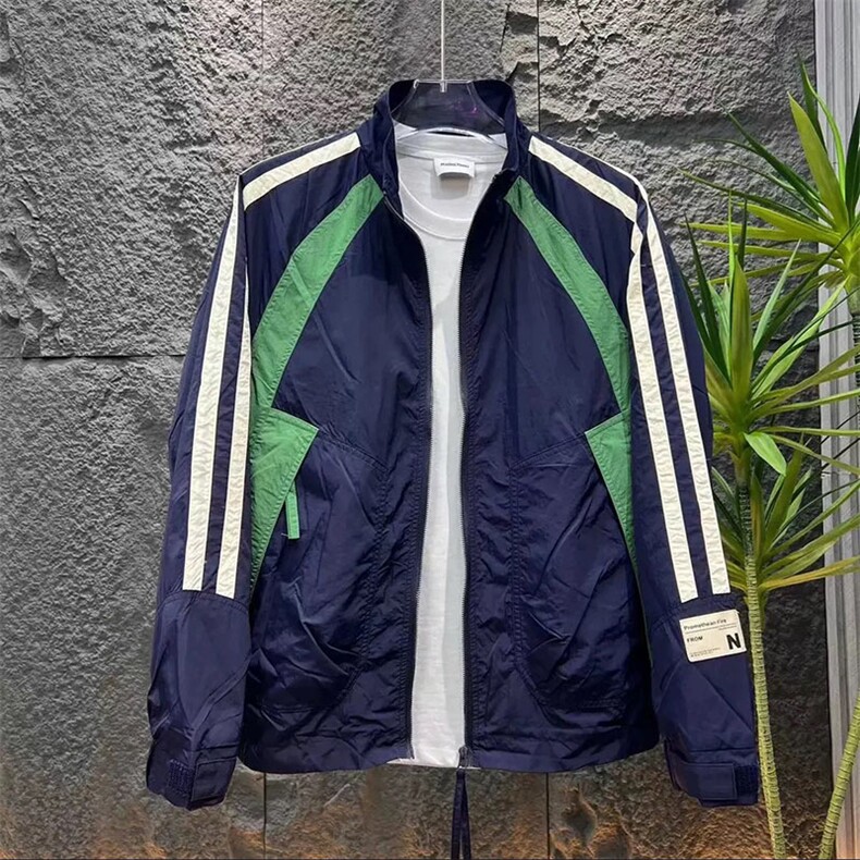 网图有货春季立领拼接撞色外套夹克男户外防水冲锋衣A394-P50,男装夹克,星座1505