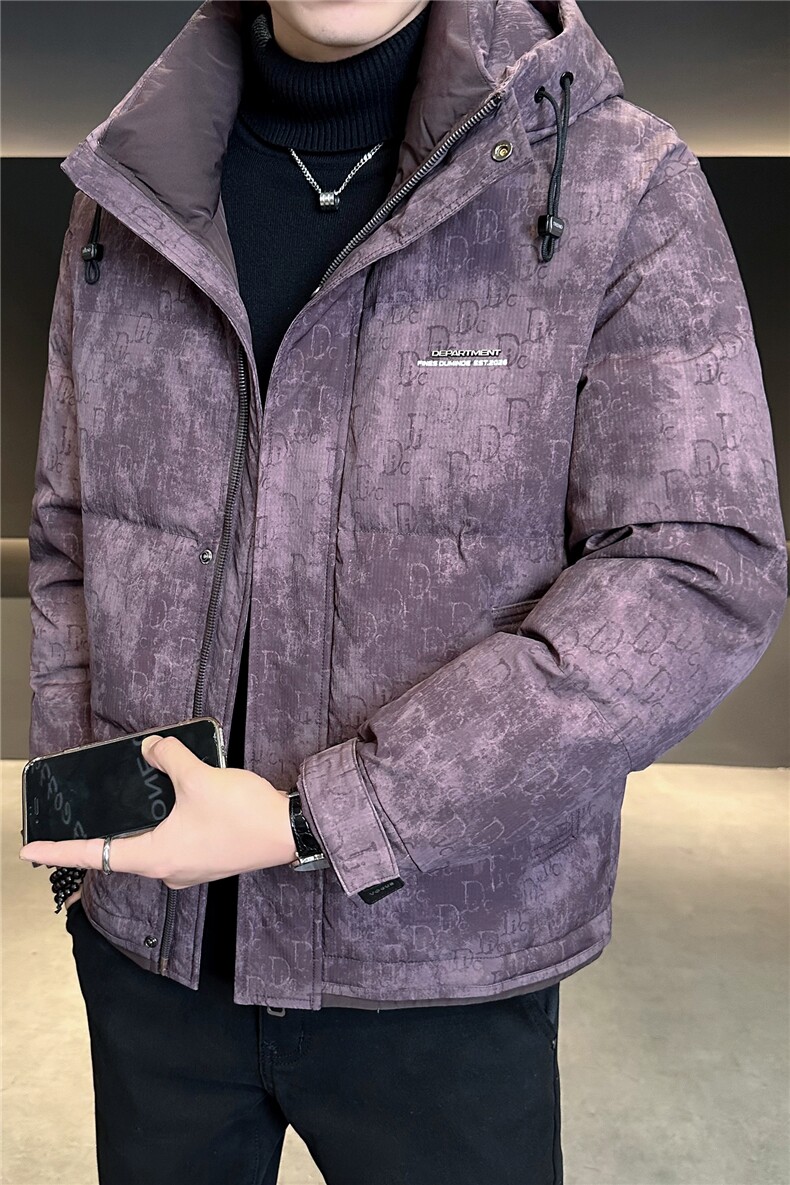 L-4XLB3539927P210紫连帽2025冬羽绒服【标50控活动价298】,男装羽绒服,电商B353