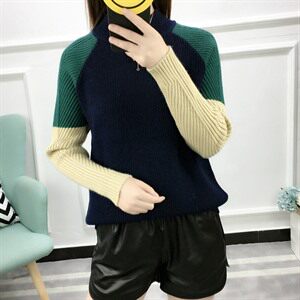 2020年冬季 针织衫/毛衣 半高圆领 套头 长袖 宽松 舒适 百搭 韩版 显瘦图片