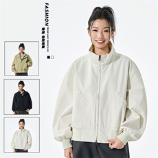 美式夹克潮牌宽松新款秋季复古百搭立领翻领外套JS5610-P78，男装夹克，星座610（原A335）