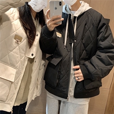 冬季2025新款港风男棉衣棉服青少年情侣装冬装男女外套S273-P118，男装棉衣，电商A233-1