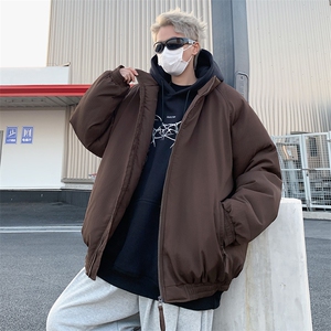 现货立领棉衣男士美式复古加厚外套潮牌工装棉服M0212-P85图片