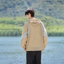 UPF50+有报告凉感轻薄透气宽松大码潮流防晒服DQC658-P48，男装防晒衣，电商B306