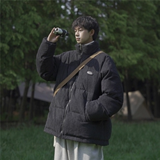 24精品玉米粒羽绒棉服港风中性平铺男潮牌流行外套A170-M823-TP85，男装棉衣，电商A170