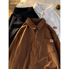 1506-1/GTC020/P39美式复古潮流高级小众长袖衬衫，男装衬衫，星座1506A